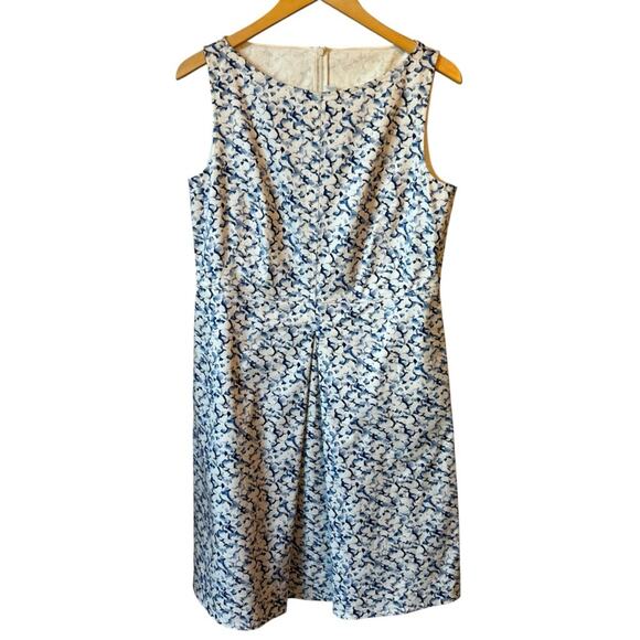 St. John Collection Printed Midi Dress NWOT Size 10 - Picture 1 of 5